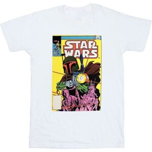 Star Wars Men's Boba Fett Comic Cover T-Shirt in White Size: Small White S Star Wars Men's Boba Fett Comic Cover T-Shirt in White Size: Small White S