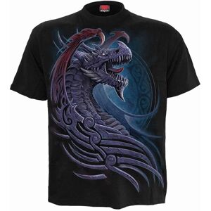 Spiral Direct Men's Dragon Borne Short-Sleeved T-Shirt in Black Size: Small Black S Spiral Direct Men's Dragon Borne Short-Sleeved T-Shirt in Black Size: Small Black S