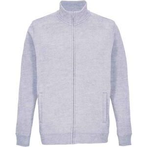 SOL'S Men's Cooper Marl Full Zip Jacket in Grey Size: 3XL Grey 3XL SOL'S Men's Cooper Marl Full Zip Jacket in Grey Size: 3XL Grey 3XL