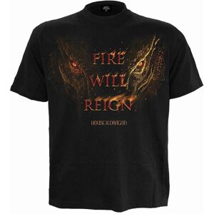 Spiral Direct Men's Fire Will Reign House Of The Dragon T-Shirt in Black Size: Medium Black M Spiral Direct Men's Fire Will Reign House Of The Dragon T-Shirt in Black Size: Medium Black M