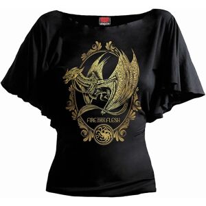 Spiral Direct Men's Filigree House Of The Dragon Short-Sleeved T-Shirt in Black Size: 2XL Black 2XL Spiral Direct Men's Filigree House Of The Dragon Short-Sleeved T-Shirt in Black Size: 2XL Black 2XL