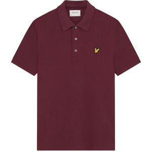 Lyle & Scott Men's Plain Polo Shirt in Burgundy Size: Large Burgundy L Lyle & Scott Men's Plain Polo Shirt in Burgundy Size: Large Burgundy L
