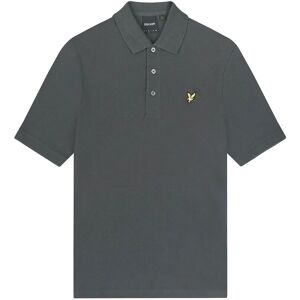 Lyle & Scott Men's Plain Polo Shirt in Dark Grey Size: Small Dark Grey S Lyle & Scott Men's Plain Polo Shirt in Dark Grey Size: Small Dark Grey S
