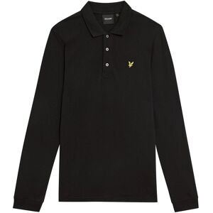 Lyle & Scott Men's Long-Sleeved Polo Shirt in Black Size: Large Black L Lyle & Scott Men's Long-Sleeved Polo Shirt in Black Size: Large Black L
