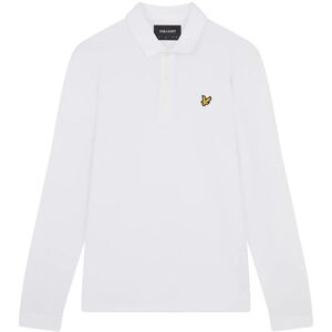 Lyle & Scott Men's Long-Sleeved Polo Shirt in White Size: Medium White M Lyle & Scott Men's Long-Sleeved Polo Shirt in White Size: Medium White M