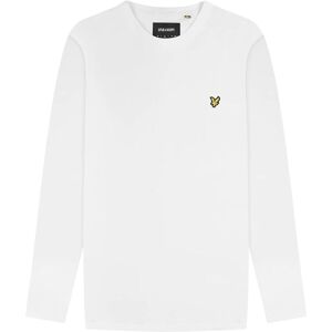 Lyle & Scott Men's Plain Long-Sleeved T-Shirt in White Size: Large White L Lyle & Scott Men's Plain Long-Sleeved T-Shirt in White Size: Large White L