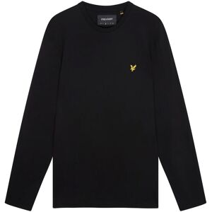 Lyle & Scott Men's Plain Long-Sleeved T-Shirt in Black Size: Large Black L Lyle & Scott Men's Plain Long-Sleeved T-Shirt in Black Size: Large Black L