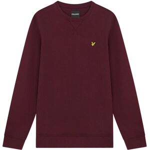 Lyle & Scott Men's Crew Neck Long-Sleeved Sweatshirt in Burgundy Size: Large Burgundy L Lyle & Scott Men's Crew Neck Long-Sleeved Sweatshirt in Burgundy Size: Large Burgundy L