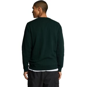 Lyle & Scott Men's Crew Neck Long-Sleeved Sweatshirt in Dark Green Size: Small Dark Green S Lyle & Scott Men's Crew Neck Long-Sleeved Sweatshirt in Dark Green Size: Small Dark Green S