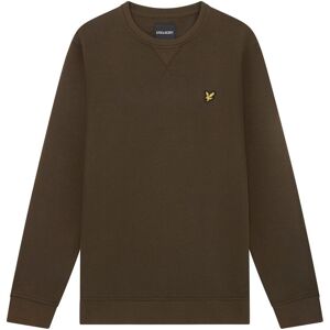Lyle & Scott Men's Crew Neck Long-Sleeved Sweatshirt in Olive Size: XL Olive XL Lyle & Scott Men's Crew Neck Long-Sleeved Sweatshirt in Olive Size: XL Olive XL
