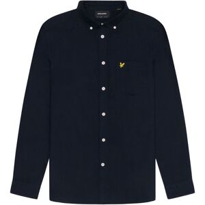 Lyle & Scott Men's Plain Oxford Shirt in Dark Navy Size: 2XL Dark Navy 2XL Lyle & Scott Men's Plain Oxford Shirt in Dark Navy Size: 2XL Dark Navy 2XL