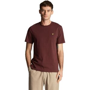 Lyle & Scott Men's Plain T-Shirt in Burgundy Size: Medium Burgundy M Lyle & Scott Men's Plain T-Shirt in Burgundy Size: Medium Burgundy M