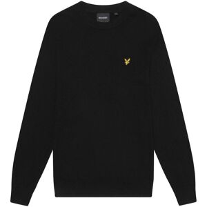 Lyle & Scott Men's Cotton Merino Crew Neck Jumper in Black Size: 2XL Black 2XL Lyle & Scott Men's Cotton Merino Crew Neck Jumper in Black Size: 2XL Black 2XL