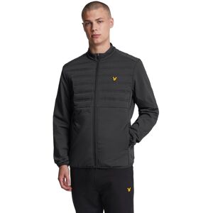 Lyle & Scott Men's Double Baffle Hybrid Jacket in Black Size: Large Black L Lyle & Scott Men's Double Baffle Hybrid Jacket in Black Size: Large Black L