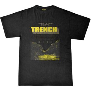Twenty One Pilots Men's Trench Cliff Cotton T-Shirt in Black Size: Small Black S Twenty One Pilots Men's Trench Cliff Cotton T-Shirt in Black Size: Small Black S