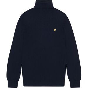 Lyle & Scott Men's Cotton Merino Turtle Neck Jumper in Dark Navy Size: Medium Dark Navy M Lyle & Scott Men's Cotton Merino Turtle Neck Jumper in Dark Navy Size: Medium Dark Navy M