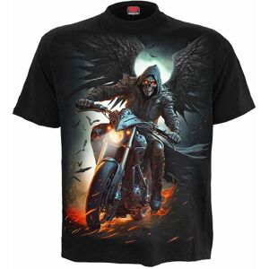 Spiral Direct Men's Night Rider Short-Sleeved T-Shirt in Black Size: XL Black XL Spiral Direct Men's Night Rider Short-Sleeved T-Shirt in Black Size: XL Black XL