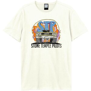 Amplified Men's Vintage Muscle Car Stone Temple Pilots T-Shirt in White Size: Small White S Amplified Men's Vintage Muscle Car Stone Temple Pilots T-Shirt in White Size: Small White S