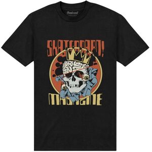 Skateboard! Men's Magazine Skull T-Shirt in Black Size: 2XL Black 2XL Skateboard! Men's Magazine Skull T-Shirt in Black Size: 2XL Black 2XL