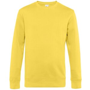 B&C Men's King Crew Neck Jumper in Bright Yellow Size: Medium Bright Yellow M B&C Men's King Crew Neck Jumper in Bright Yellow Size: Medium Bright Yellow M