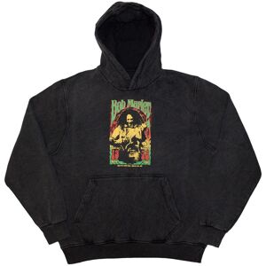 Bob Marley Men's 1978 Stone Wash Pullover Hoodie in Charcoal Size: 2XL Charcoal 2XL Bob Marley Men's 1978 Stone Wash Pullover Hoodie in Charcoal Size: 2XL Charcoal 2XL
