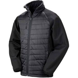 Result Men's Compass Padded Jacket in Black Size: 4XL Black 4XL Result Men's Compass Padded Jacket in Black Size: 4XL Black 4XL