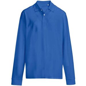 SOL'S Men's Pique Long-Sleeved Polo Shirt in Blue Size: 5XL Blue 5XL SOL'S Men's Pique Long-Sleeved Polo Shirt in Blue Size: 5XL Blue 5XL