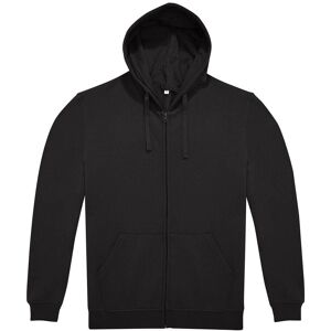 B&C Men's ID.224 Full Zip Hoodie in Black Size: XS Black XS B&C Men's ID.224 Full Zip Hoodie in Black Size: XS Black XS