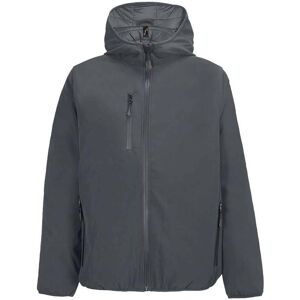 SOL'S Men's Falcon Padded Soft Shell Jacket in Charcoal Size: 3XL Charcoal 3XL SOL'S Men's Falcon Padded Soft Shell Jacket in Charcoal Size: 3XL Charcoal 3XL