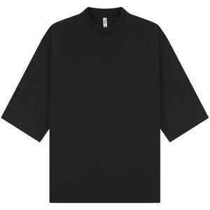 Casual Classics Men's Combed Ringspun Cotton Extended Neckline Oversized Short-Sleeved T-Shirt in Black Size: Large Black L Casual Classics Men's Combed Ringspun Cotton Extended Neckline Oversized Short-Sleeved T-Shirt in Black Size: Large Black L
