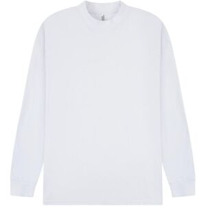 Casual Classics Men's Combed Ringspun Cotton Extended Neckline Oversized Long-Sleeved T-Shirt in White Size: XL White XL Casual Classics Men's Combed Ringspun Cotton Extended Neckline Oversized Long-Sleeved T-Shirt in White Size: XL White XL