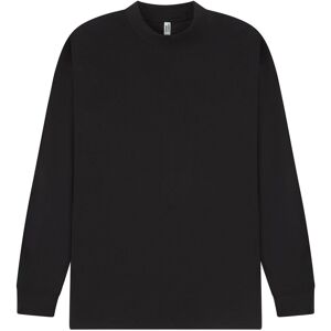 Casual Classics Men's Combed Ringspun Cotton Extended Neckline Oversized Long-Sleeved T-Shirt in Black Size: 3XL Black 3XL Casual Classics Men's Combed Ringspun Cotton Extended Neckline Oversized Long-Sleeved T-Shirt in Black Size: 3XL Black 3XL