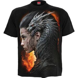 Spiral Direct Men's Draco Queen Short-Sleeved T-Shirt in Black Size: 3XL Black 3XL Spiral Direct Men's Draco Queen Short-Sleeved T-Shirt in Black Size: 3XL Black 3XL