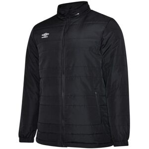 Umbro Men's Club Essential Bench Jacket in Black Size: 4XL Black 4XL Umbro Men's Club Essential Bench Jacket in Black Size: 4XL Black 4XL
