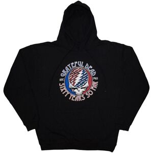 Grateful Dead Men's Stealie 60 Pull Over Hoodie in Black Size: XL Black XL Grateful Dead Men's Stealie 60 Pull Over Hoodie in Black Size: XL Black XL