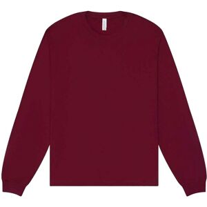 Bella + Canvas Men's Heavyweight Boxy Long-Sleeved T-Shirt in Maroon Size: XL Maroon XL Bella + Canvas Men's Heavyweight Boxy Long-Sleeved T-Shirt in Maroon Size: XL Maroon XL