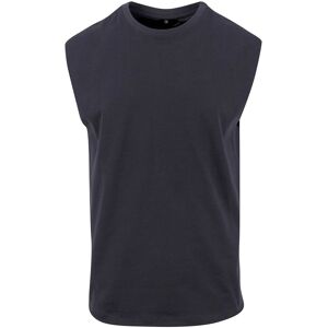 New Morning Studios Men's Plain Sleeveless T-Shirt in Navy Size: Small Navy S New Morning Studios Men's Plain Sleeveless T-Shirt in Navy Size: Small Navy S
