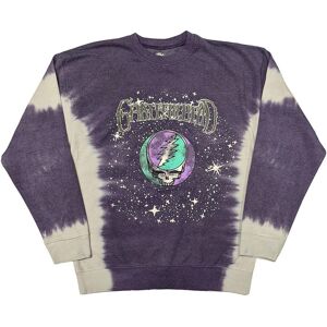 Grateful Dead Men's Cosmic Stealie Dip Dye Sweatshirt in Purple Size: Large Purple L Grateful Dead Men's Cosmic Stealie Dip Dye Sweatshirt in Purple Size: Large Purple L