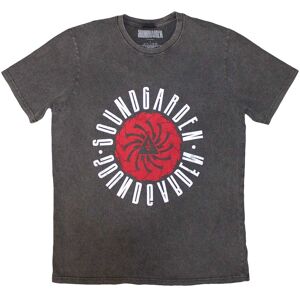 Soundgarden Men's Circle Logo Stone Wash T-Shirt in Charcoal Size: Small Charcoal S Soundgarden Men's Circle Logo Stone Wash T-Shirt in Charcoal Size: Small Charcoal S