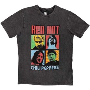 Red Hot Chili Peppers Men's Portrait Stone Wash T-Shirt in Charcoal Size: Small Charcoal S Red Hot Chili Peppers Men's Portrait Stone Wash T-Shirt in Charcoal Size: Small Charcoal S