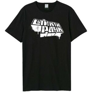Amplified Men's Reanimation Linkin Park Logo T-Shirt in Black Size: 2XL Black 2XL Amplified Men's Reanimation Linkin Park Logo T-Shirt in Black Size: 2XL Black 2XL
