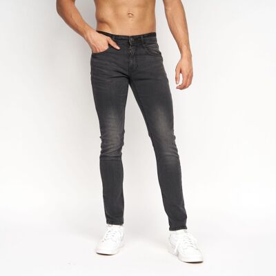 Duck&Cover Maylead Men's Slim-Fit Five-Pocket Denim Jeans in Black Size: 38R Black 38R Duck&Cover Maylead Men's Slim-Fit Five-Pocket Denim Jeans in Black Size: 38R Black 38R