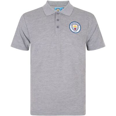 Manchester City FC - Crest - Grey - 3XL - Polo Shirt Manchester City FC - Crest - Grey - 3XL - Polo Shirt