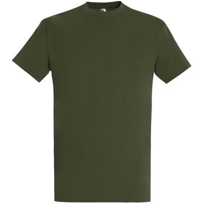 Sols Imperial Heavyweight Short Sleeve T-Shirt - Army, Multicolour, Bottle Green - T-Shirt Sols Imperial Heavyweight Short Sleeve T-Shirt - Army, Multicolour, Bottle Green - T-Shirt