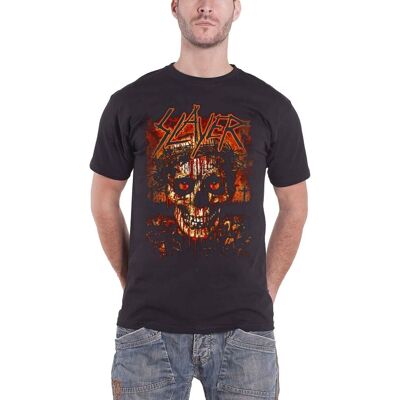 Slayer Crowned Skull Black XL T-shirt Slayer Crowned Skull Black XL T-shirt