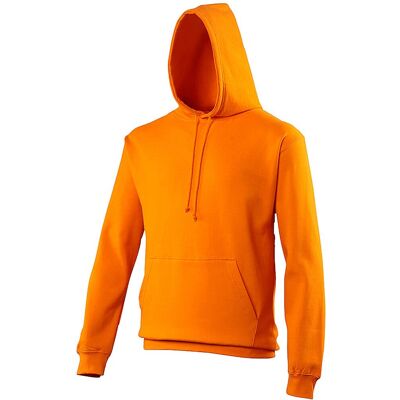 Awdis Unisex Hooded Sweatshirt - Orange Crush - Hoodie Awdis Unisex Hooded Sweatshirt - Orange Crush - Hoodie