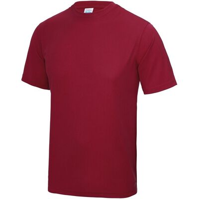 AWDis - Just Cool Performance Plain T-Shirt - Dark Red - XS - T-Shirt AWDis - Just Cool Performance Plain T-Shirt - Dark Red - XS - T-Shirt