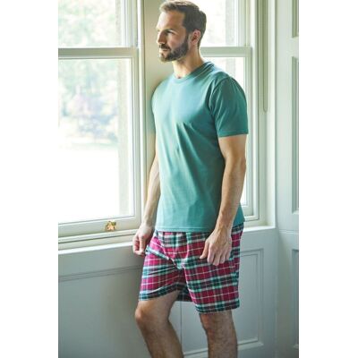 British Boxers Men's "Thyme" Cotton T-Shirt in Green Size: XL Green XL British Boxers Men's "Thyme" Cotton T-Shirt in Green Size: XL Green XL