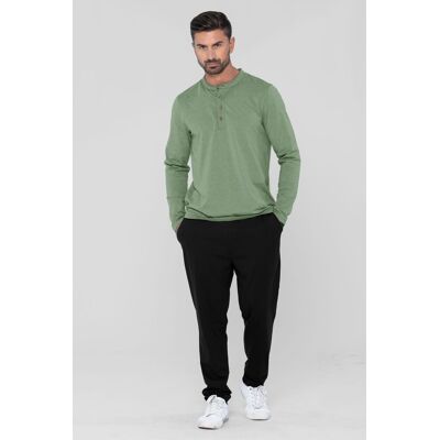 Enorsia Men's Solid Pyjamas Set in Green Size: Small Green S Enorsia Men's Solid Pyjamas Set in Green Size: Small Green S