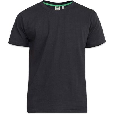 D555 Men's Flyers Crew Neck Kingsize T-Shirt in Black Size: 5XL Black 5XL D555 Men's Flyers Crew Neck Kingsize T-Shirt in Black Size: 5XL Black 5XL